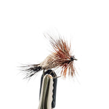 side image Adams Irresistible dry fly for trout fishing with deer hair body, grey hackle and upright wings