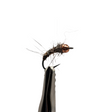 Close-up of Hare’s Ear copper tungsten bead nymph for trout fishing showing copper bead head and spiky body detail