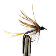 detailed image of sea trout fly on a white background
