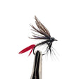 Close-up of Silver Butcher wet fly for trout fishing showing silver body and wing detail